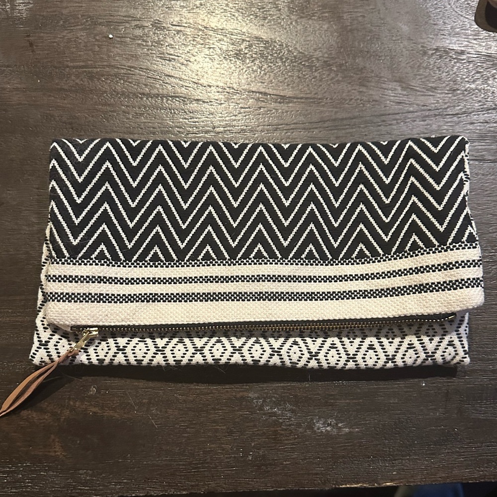Tribe Alive Foldover Clutch Atitlan Brocade Reversible